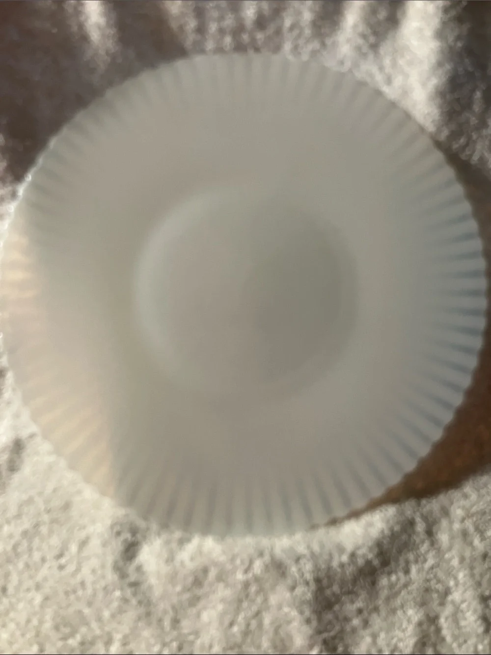 Vintage 1940’s Macbeth Evans Monax Petalware Depression Glass Dinner plate